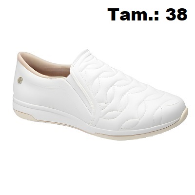 produto: TENIS CAMPESI CARE BRANCO N38 FORRO E PALM ALOE VE 