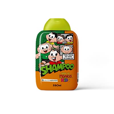 produto: SHAMPOO TURMA MONICA TODOS TIPOS CABELOS 260ML 