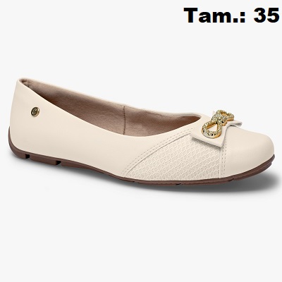 produto: SAPATO CAMPESI CARE BRANCO N35 PALM ALOE VERA 