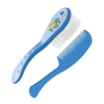 produto: CONJUNTO NEOPAN ESCOVA/PENTE AZUL 