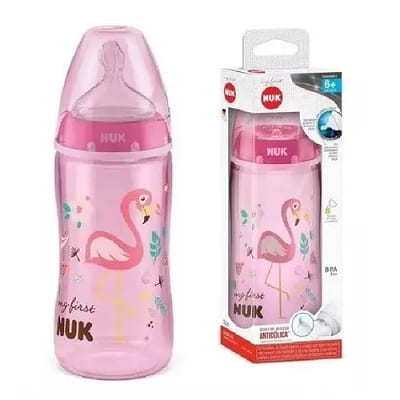 produto: MAMADEIRA NUK MY FIRST 300 ML S2 GIRL 