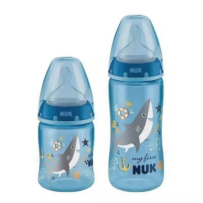 produto: KIT NUK MAMADEIRA MY FIRST NUK 150ML N1 /300ML N2 AZUL 
