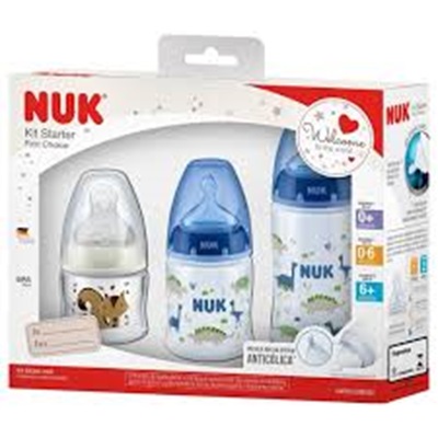produto: KIT MAMADEIRA NUK BOY STARTER FC 90/150 ML S1 / 300ML S2 