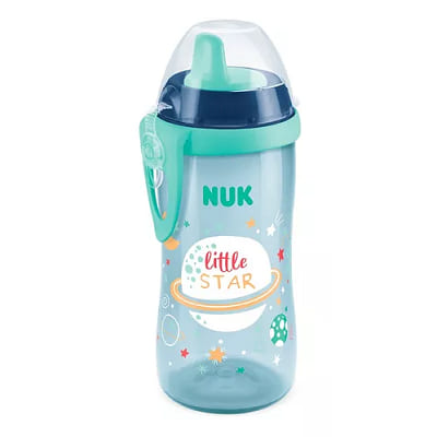 produto: COPO ANTIVAZAMENTO KIDDY CUP GLOW PLANETAS 300ML BOY NUK 