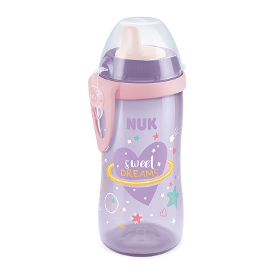 produto: COPO ANTIVAZAMENTO KIDDY CUP GLOW 300ML GIRL NUK 