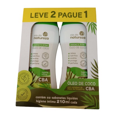 produto: KIT PROMO SAB INTIMO OLEO DE COCO CIA NAT 210ML 