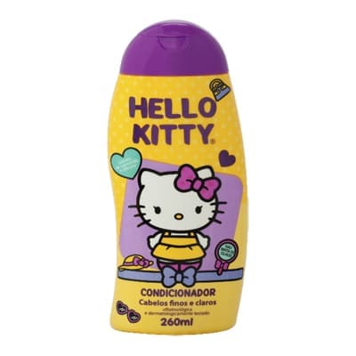 produto: CONDICIONADOR CABELO FINOS E CLAROS 260ML HELLO KITTY 